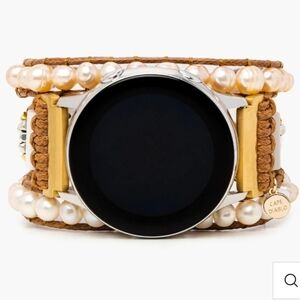 Cape Diablo Band Only Fresh Water Pearl Beaded Watch Strap 20 MM